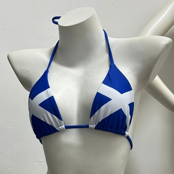 Scotland Flag Bikini Top